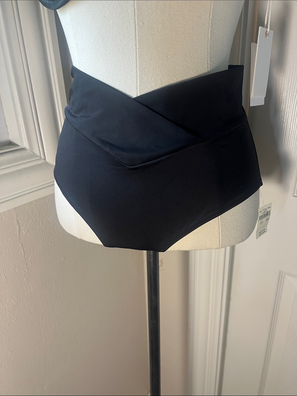 aerie Black High-Waist Bikini Bottoms
